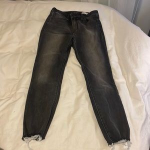 abercrombie womens jeans - size 6 - high rise super skinny ankle